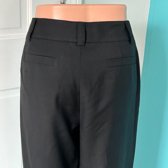 Carlisle Wool Charcoal Stretch Straight Leg Trouser Pants (size 6) - Picture 5 of 11